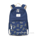 Custom Wholesale School Bookbag Allover Canvas Backpack